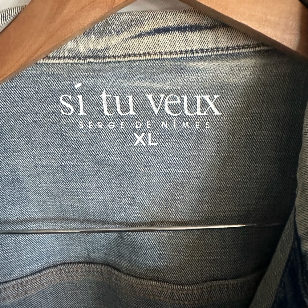 SI TU VEUX Brandon denim jacket 
Woman XL